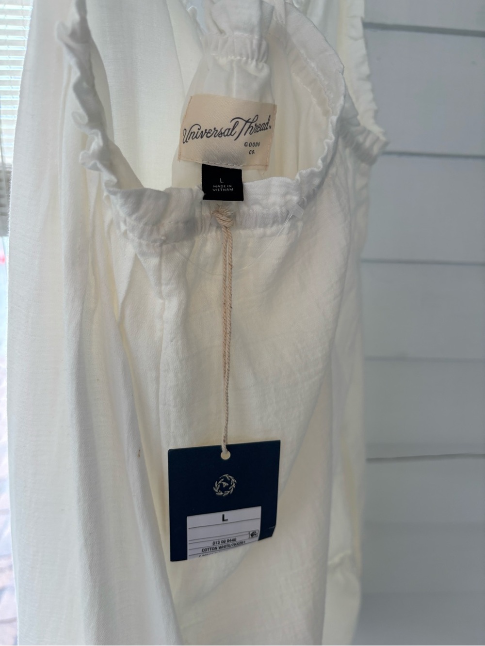 NWT White Tiered Ruffle Spaghetti Strap Sundress - Picture 3 of 13